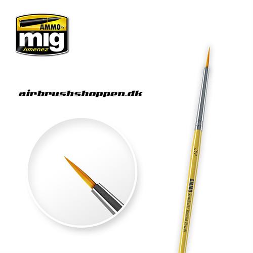 A.MIG 8610 Syntetisk pensel 5/0 fine point